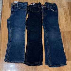 The Children’s Place - Girls Set of Three Denim Jeans for Kids
